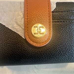 Black and Tan Leather Wallet